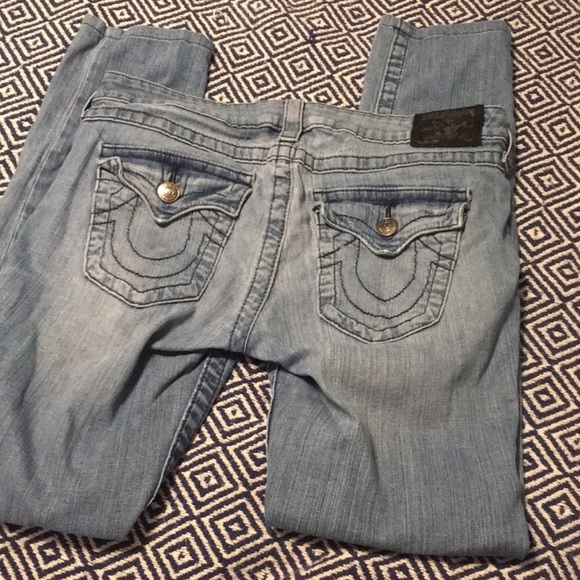 True Religion vintage lower rise jeans Y2k - Picture 12 of 13